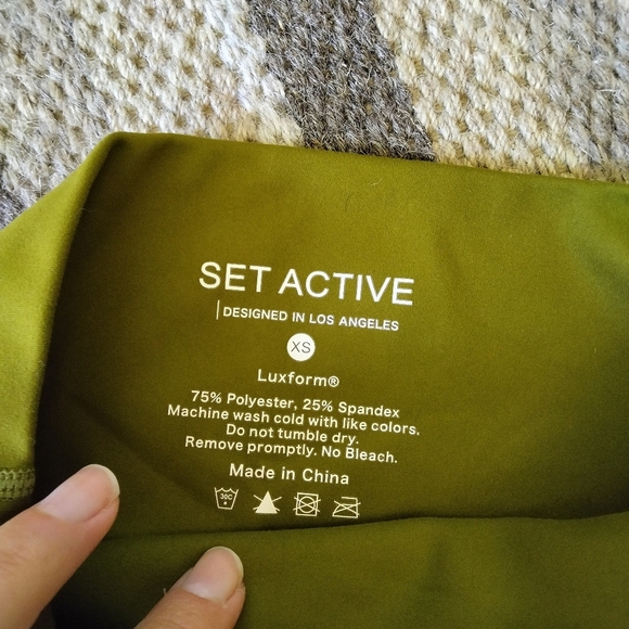 Set Active Women's Airluxe breathe parke high-rise Leggings Size XS Activewear - Picture 5 of 8